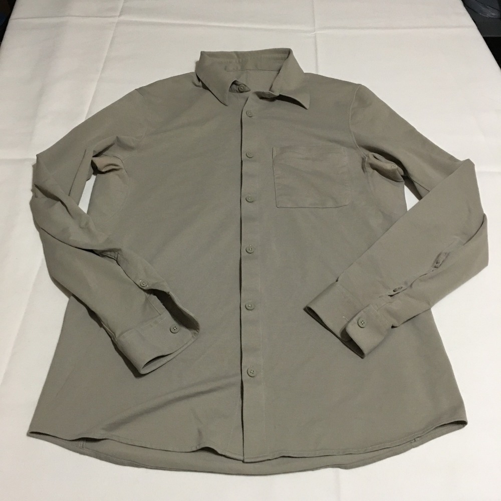 Lululemon Long Sleeve Button Down Shirt Mens Medium